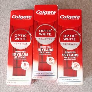 Colgate Optic White Renewal Toothpaste Bundle